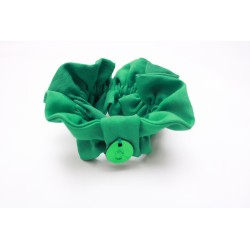 Chouchou "Choupette"  Emerald pleats B