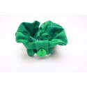 Chouchou "Choupette"  Emerald pleats 6