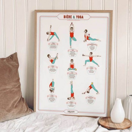 Poster Dolios ( yoga biére )