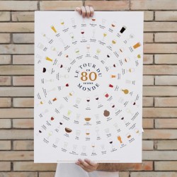 Poster Dolios ( tour du monde en 80 verres )