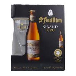 COFFRET SAINT FEUILLIEN GRAND CRU 4X33CL + 1 VERRE