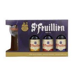 Coffret Saint Feuilien Selection 3x33cl et 1verre