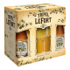 COFFRET LEFORT TRIPLE 4X33CL + 1 VERRE