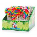 SUCETTE MINI LOLLIPOPS ARC EN CIEL ASSORTIMENT PAR 24
