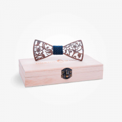NOEUD PAPILLON SAULE BLEU (enfant)
